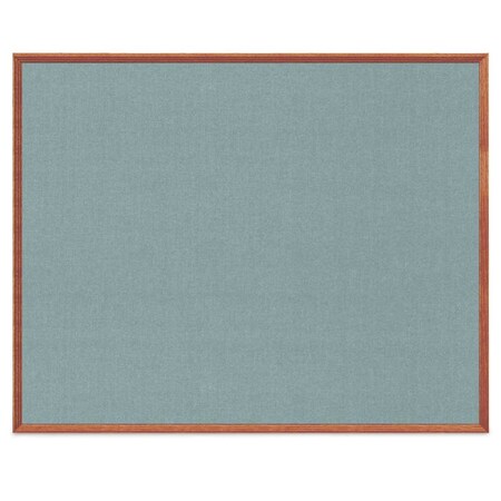 United Visual Products Board, 36x48, Walnut/Black UVDECORK4836OAK-WALNUT-BLKPORC-RUBBER